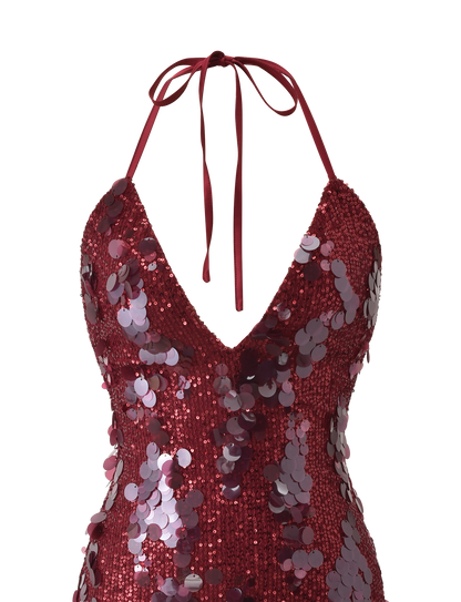 ZANA MINI DRESS - RED