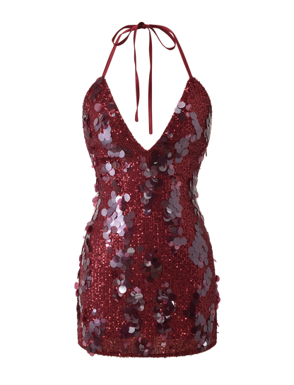 ZANA MINI DRESS - RED