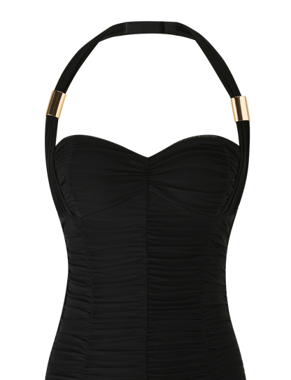 BRIALLEN MINI DRESS - BLACK