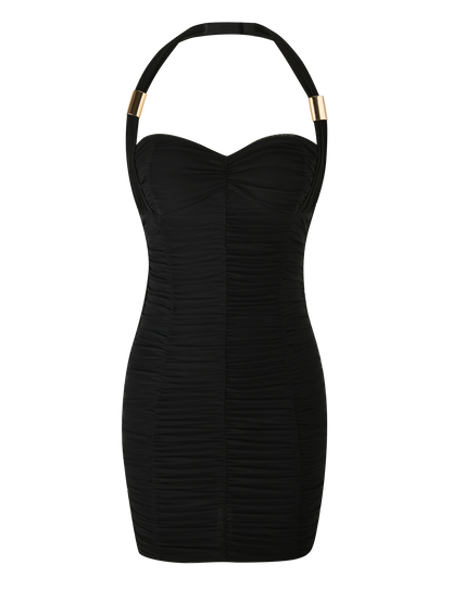 BRIALLEN MINI DRESS - BLACK
