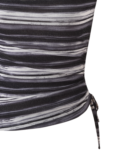 BRAELYN TOP - GREY STRIPE