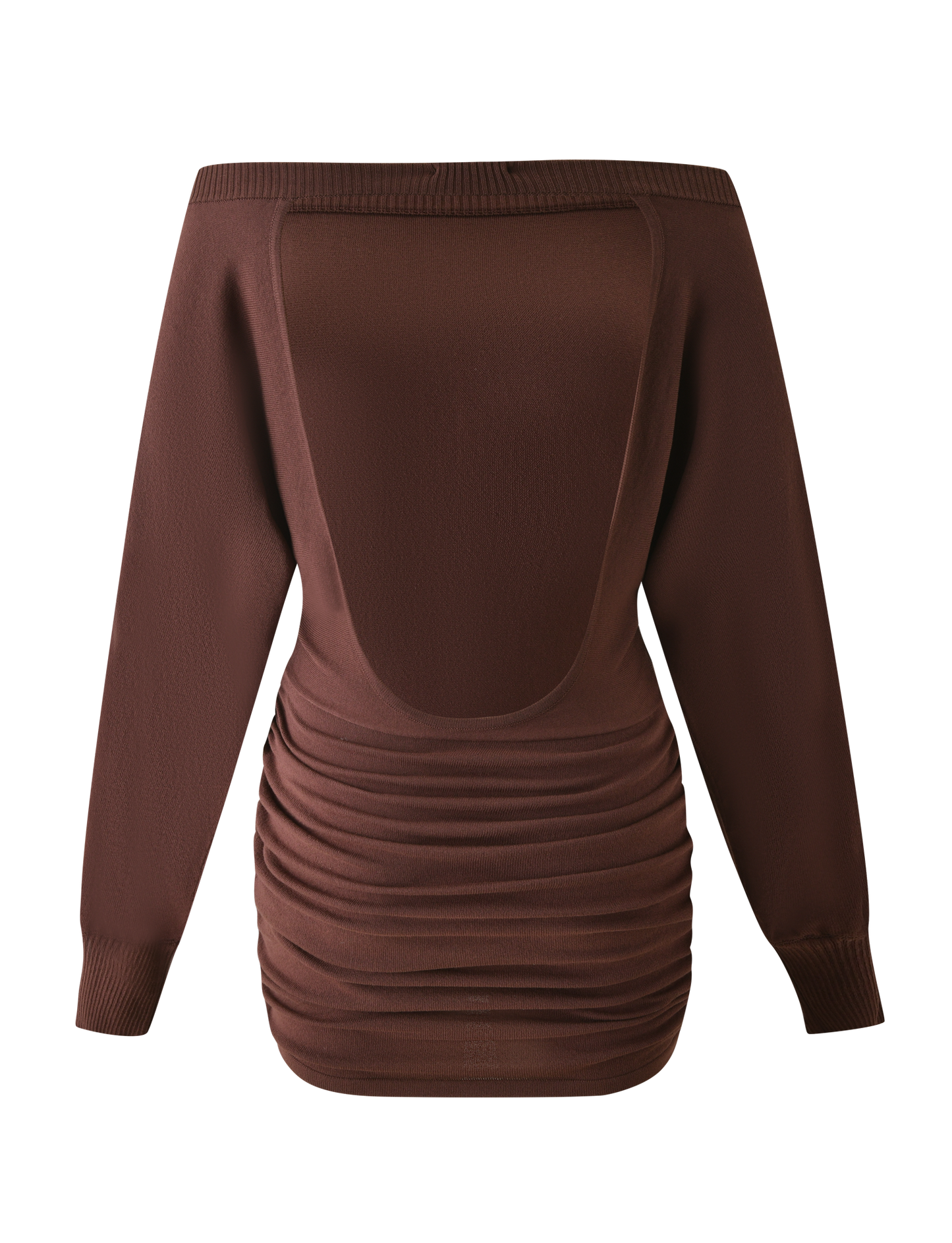JANINE MINI DRESS - CHOCOLATE