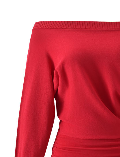 JANINE MINI DRESS - RED