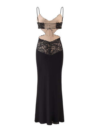 WISTERIA MAXI DRESS - BLACK