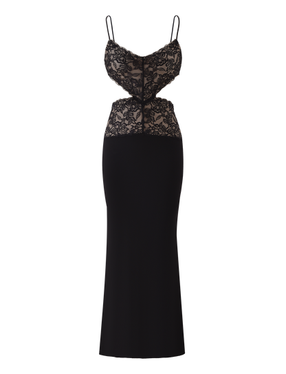 WISTERIA MAXI DRESS - BLACK