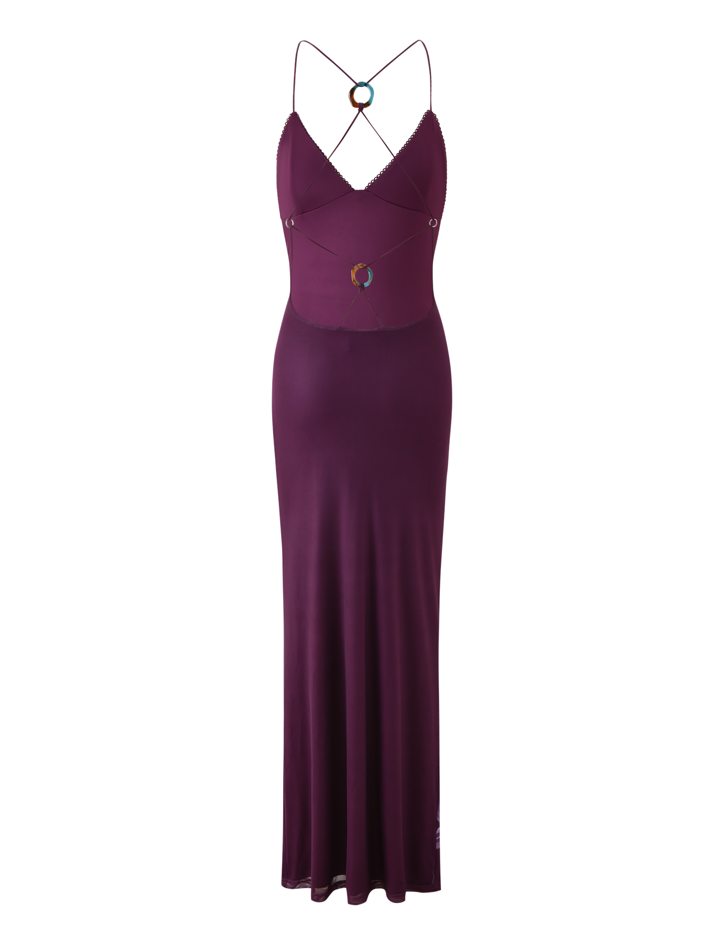 ORIELLE MAXI DRESS - PLUM ORCHID