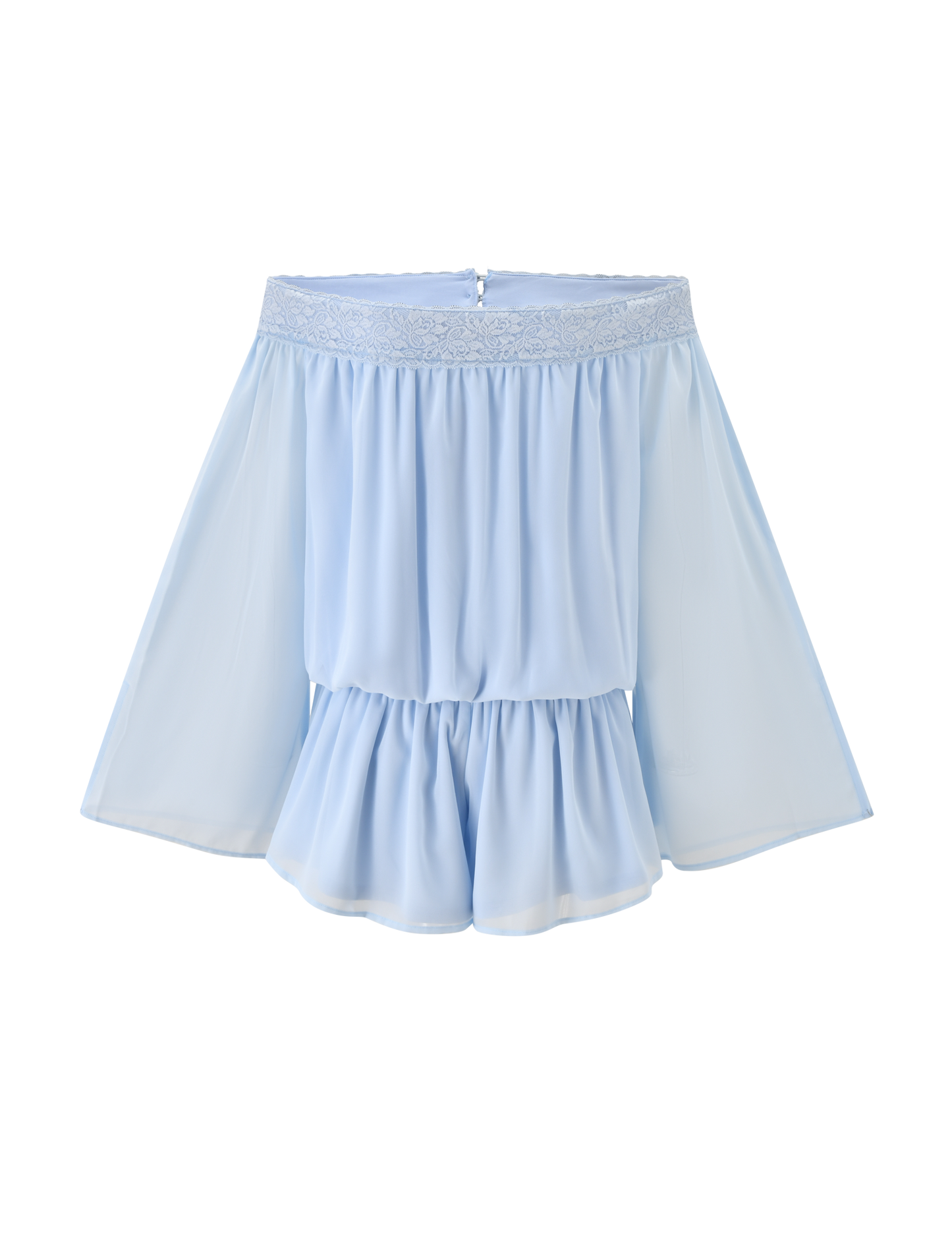 TESSIE PLAYSUIT - BABY BLUE