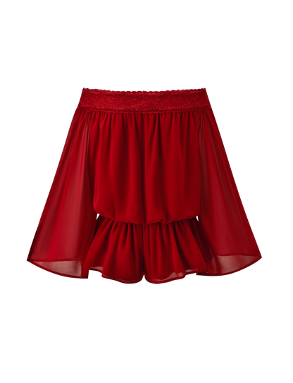 TESSIE PLAYSUIT - RED