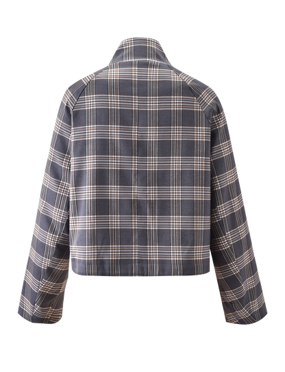 LENNEX JACKET - GREY CHECK