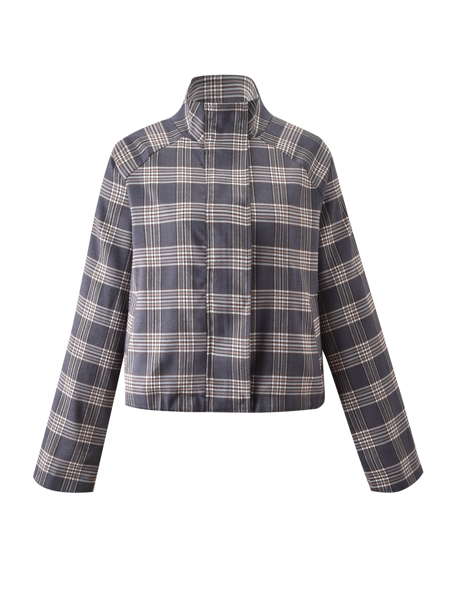 LENNEX JACKET - GREY CHECK