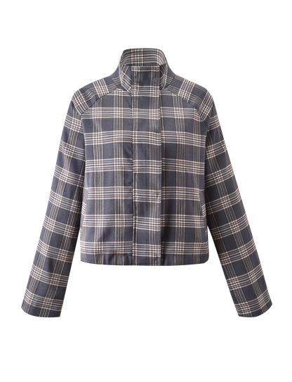 LENNEX JACKET - GREY CHECK