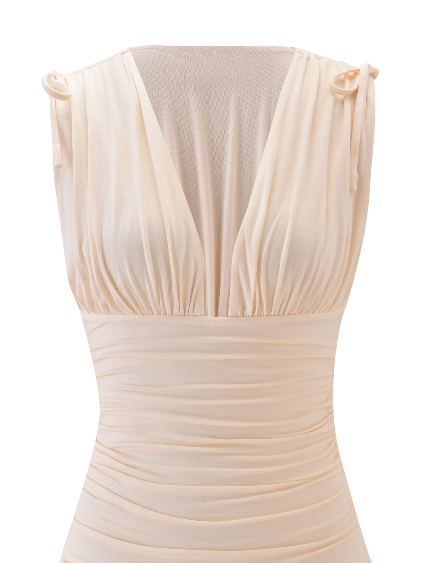 HALONA MINI DRESS - CREAM