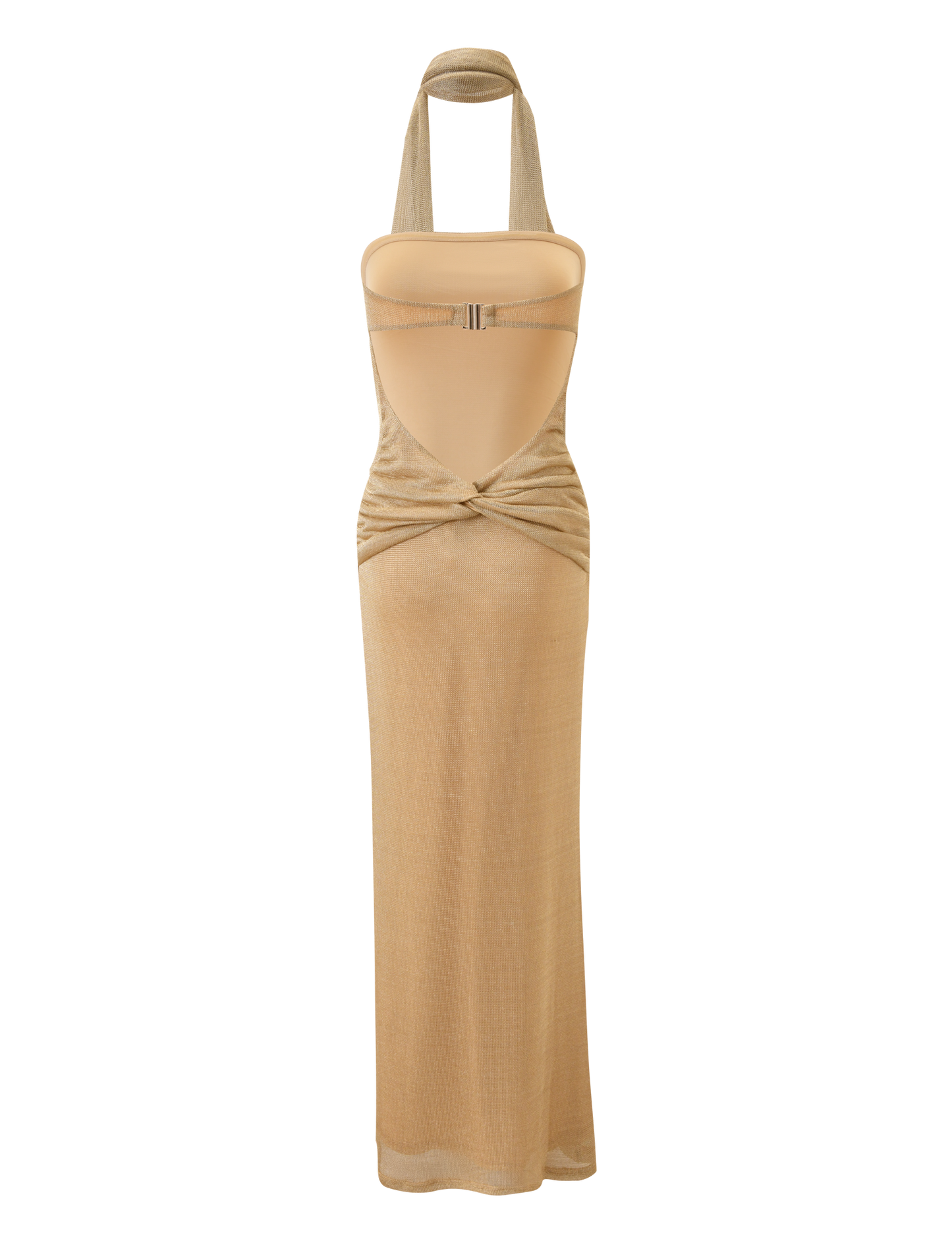 DANIELA SCARF DRESS 2.0 - GOLD