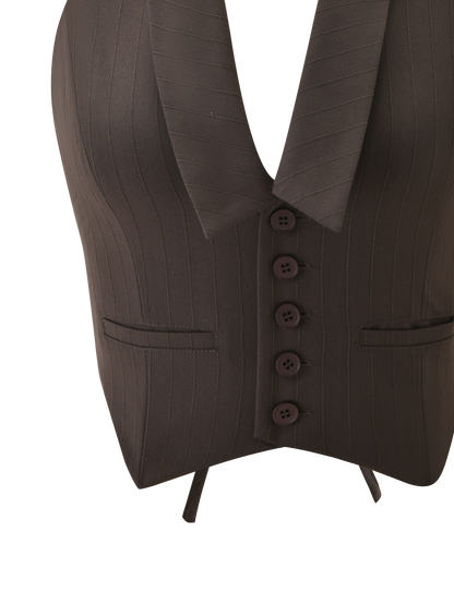 FEDRA VEST - CHOCOLATE