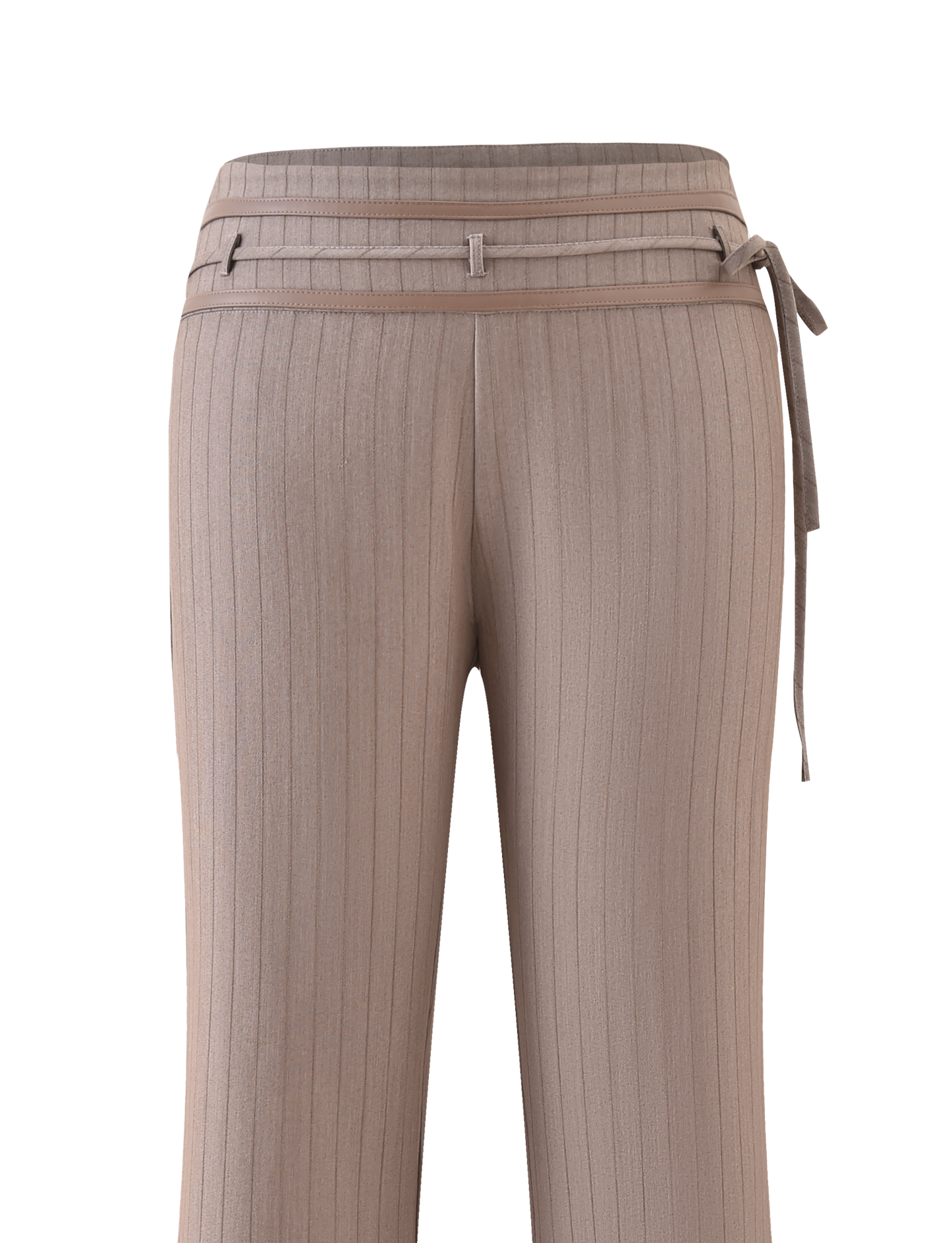 FEDRA PANT - TAN PINSTRIPE