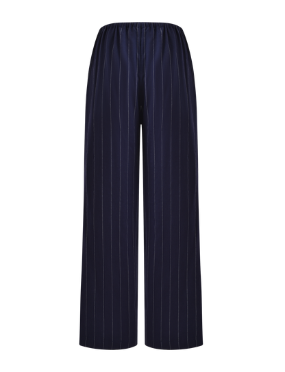 LAINEY PANT - NAVY PINSTRIPE