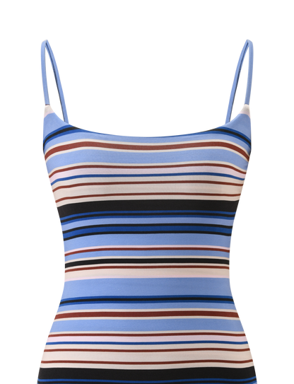 MINERVA MINI DRESS - BLUE STRIPE