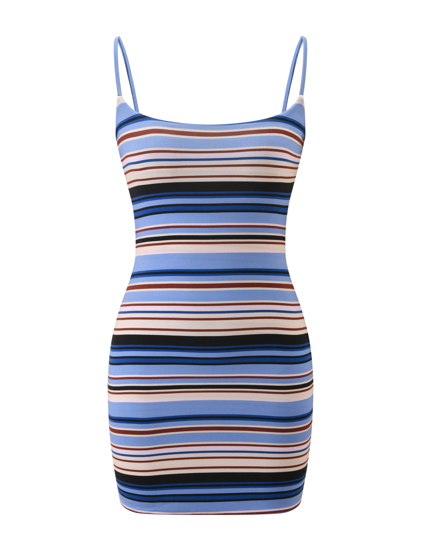 MINERVA MINI DRESS - BLUE STRIPE