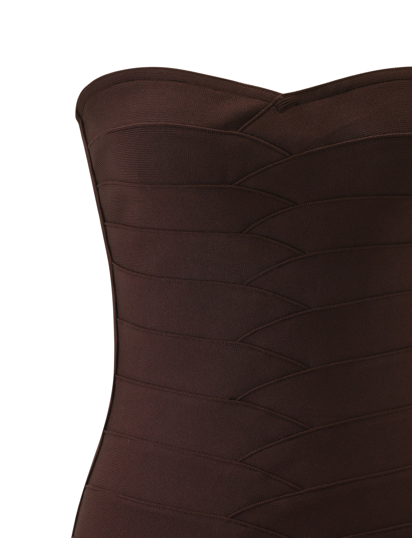 NIYA BANDAGE DRESS - CHOCOLATE
