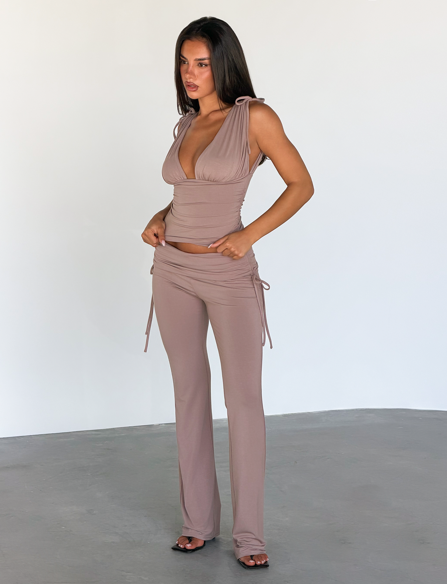 HALONA PANT - MOCHA