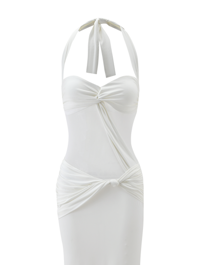 DAPHNIA DRESS - IVORY