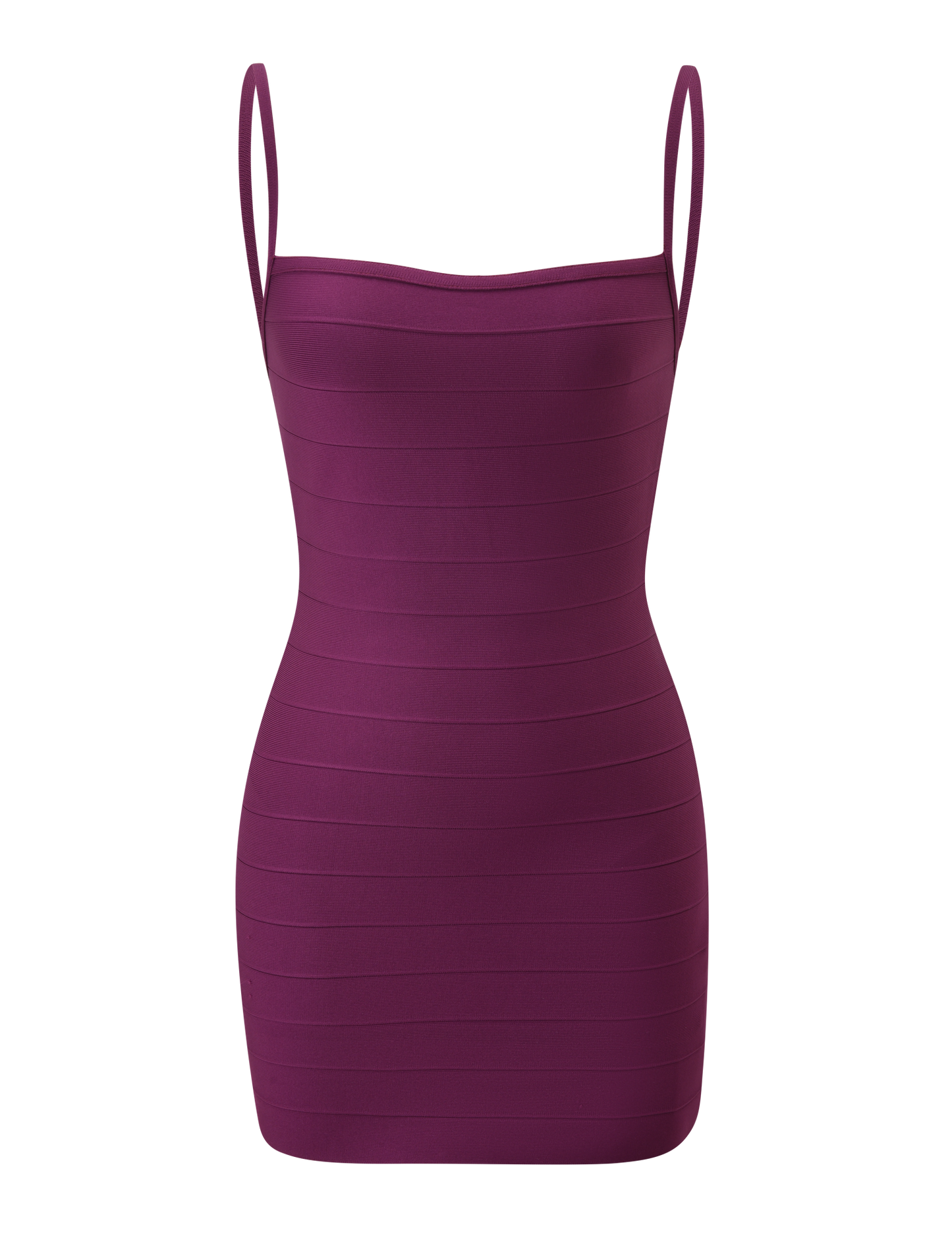 MIDORI BANDAGE DRESS - PLUM