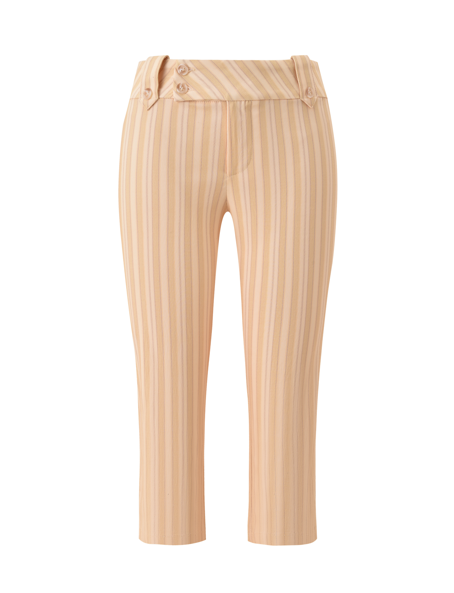 KITTIE CAPRI - YELLOW STRIPE