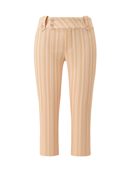 KITTIE CAPRI - YELLOW STRIPE