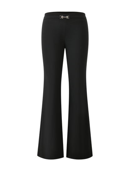 KITTIE BUCKLE PANT - BLACK