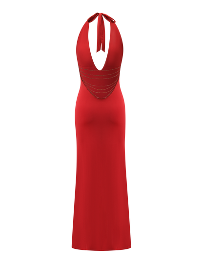 SOLYNE MAXI DRESS - RED