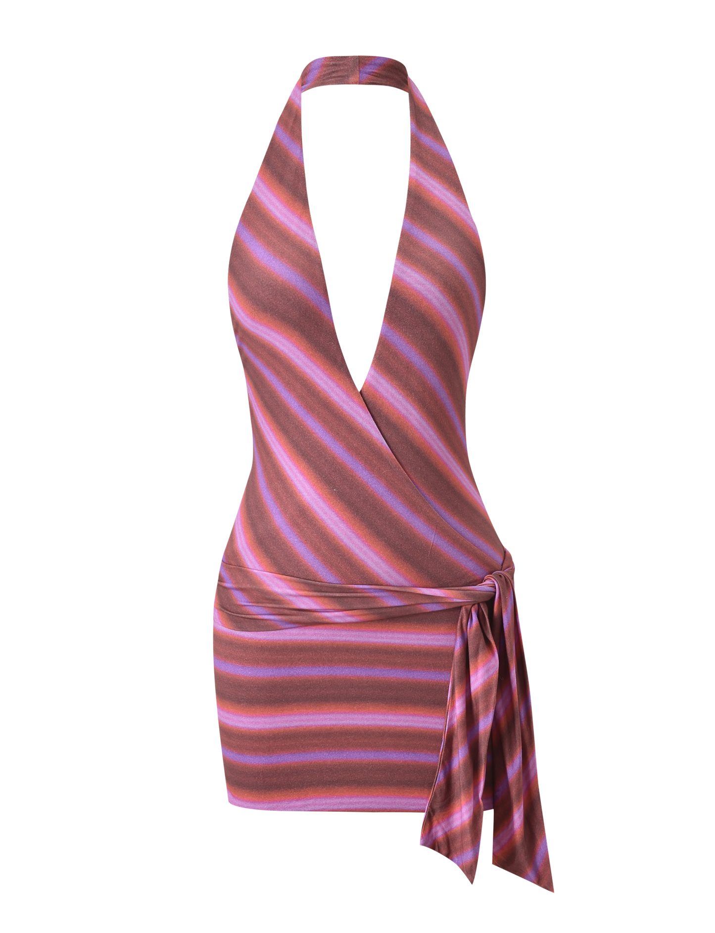 SORRENTO MINI DRESS - DUSK OMBRE STRIPE
