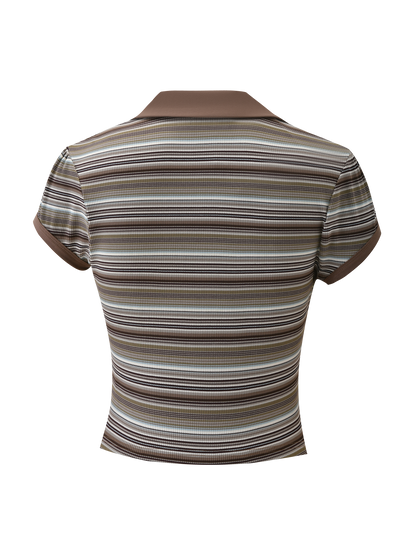 KAYDIN TOP - MULTISTRIPE