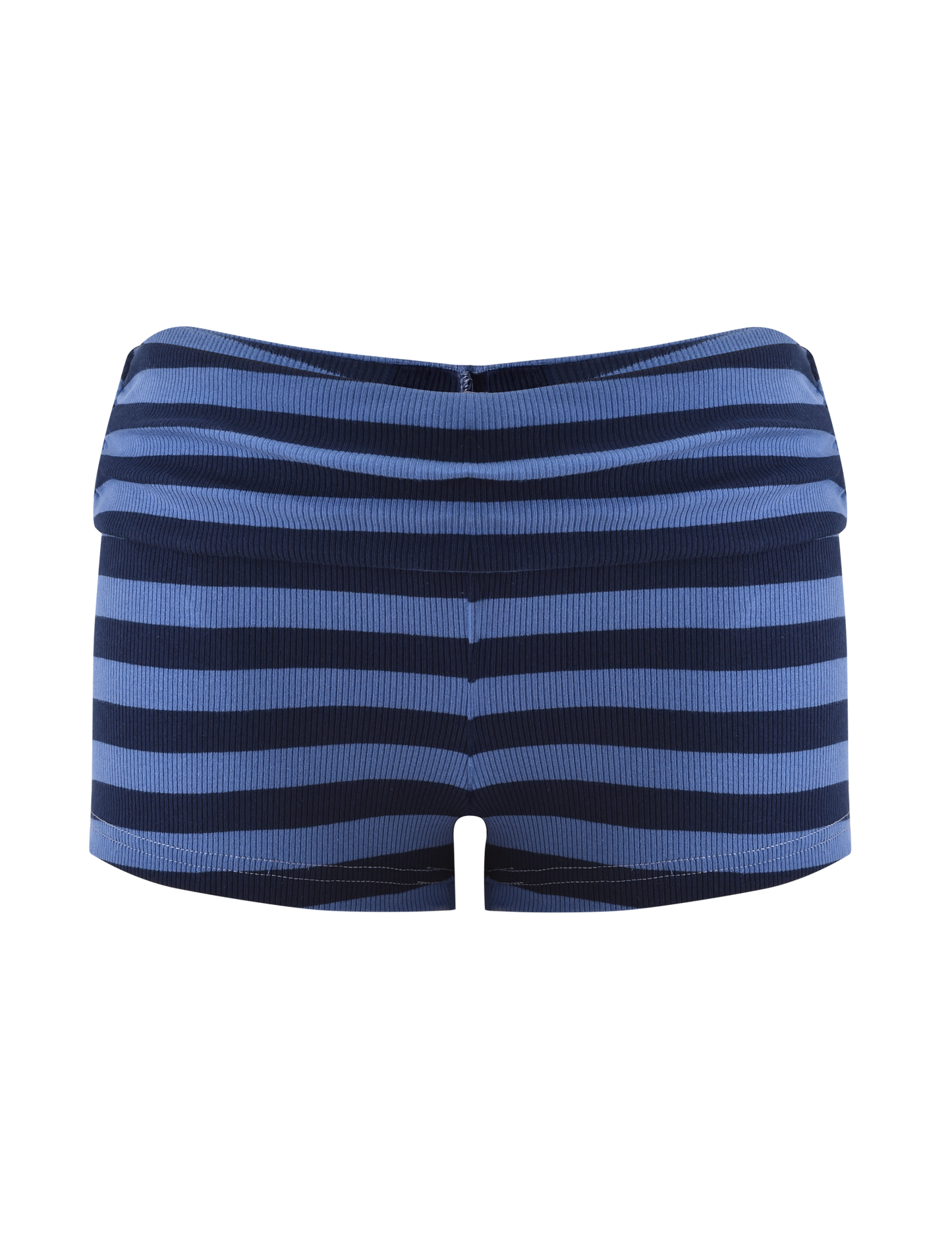 CERYS RIB SHORT - BLUE NAVY STRIPE