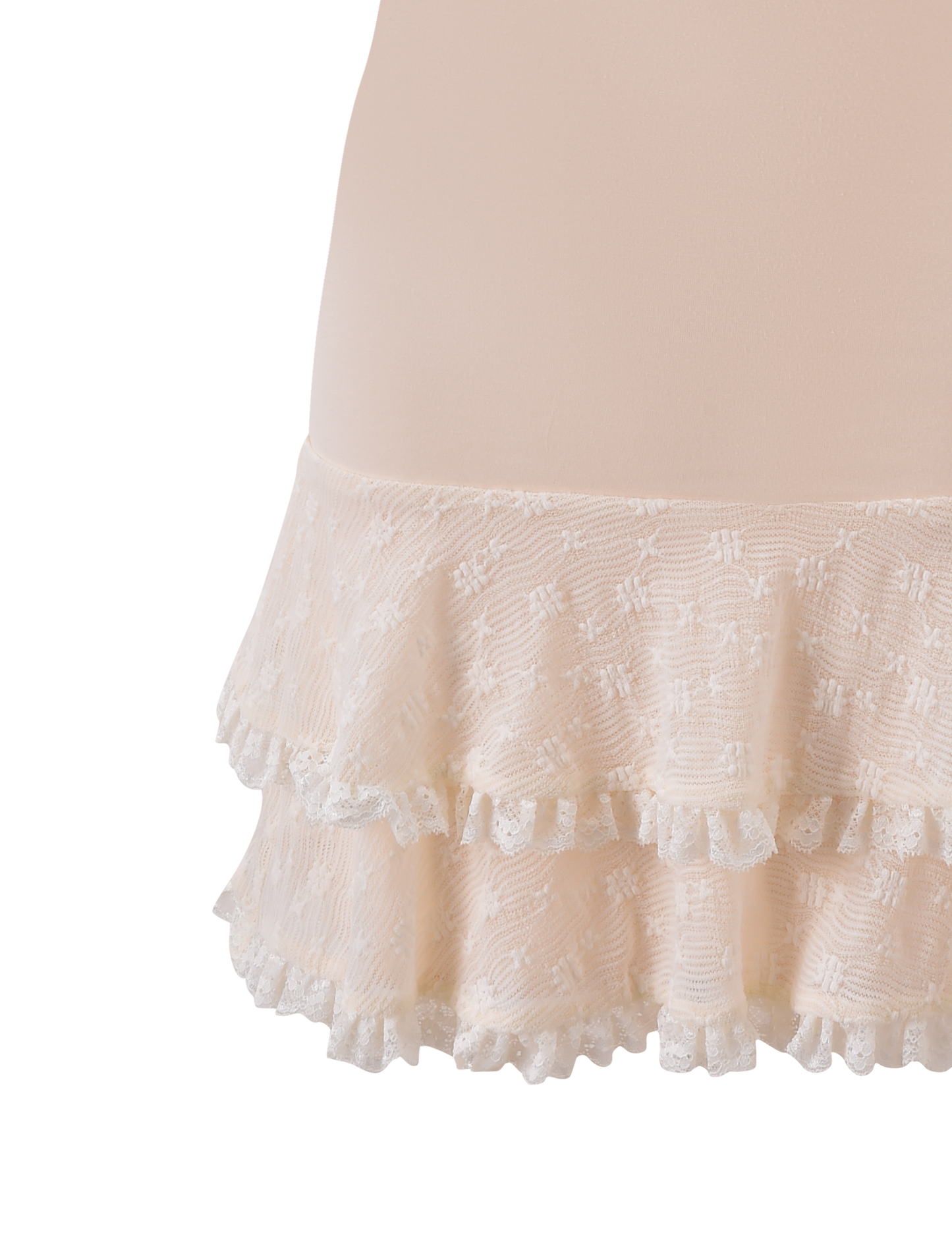 ANOUK RUFFLE MINI DRESS - CREAM