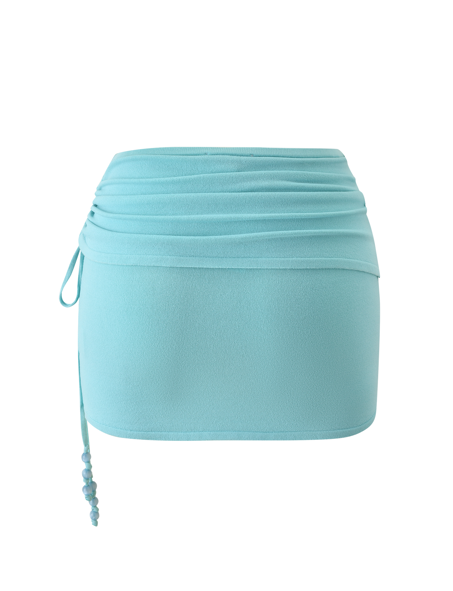 JASMINA KNIT MINI SKIRT - BLUE