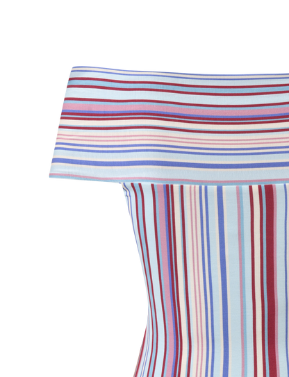 HAZE TWIST TOP - VARIEGATED STRIPE