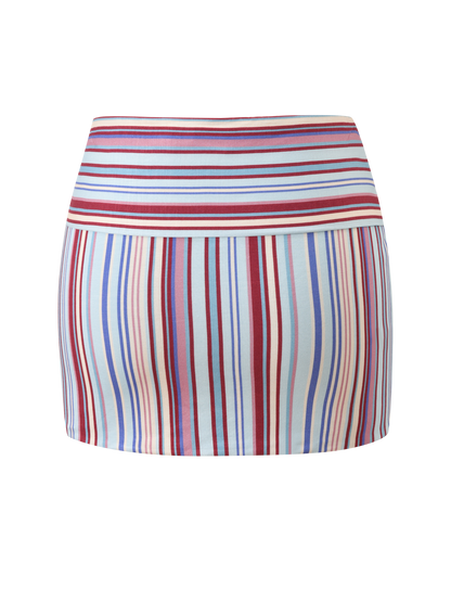 HAZE TWIST SKIRT - VARIEGATED STRIPE