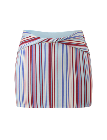HAZE TWIST SKIRT - VARIEGATED STRIPE