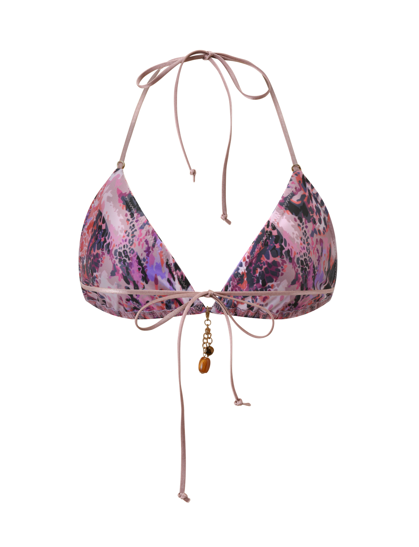 FINLEA BIKINI TOP 2.0 - PURPLE ANIMAL SWIRL