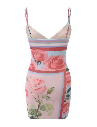 JULIANNA MINI DRESS - POSTCARD FLORAL