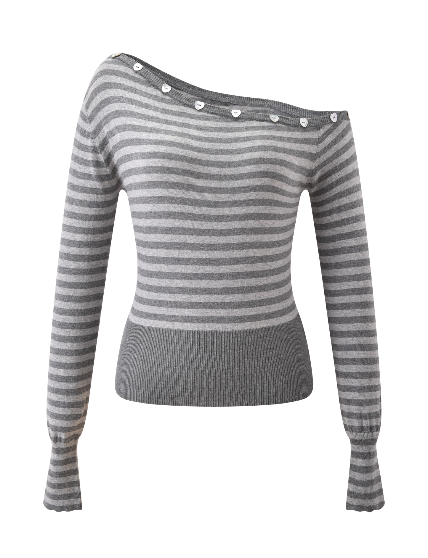 TYLA JUMPER - GREY STRIPE