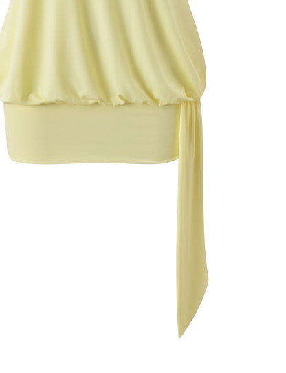RAVENNA MINI DRESS - BUTTER YELLOW