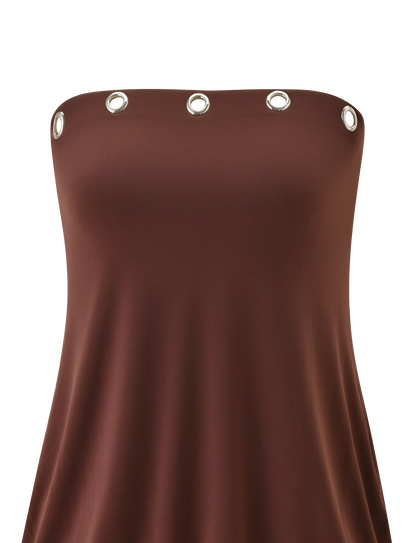 RAVENNA DRESS - MILK CHOCOLATE