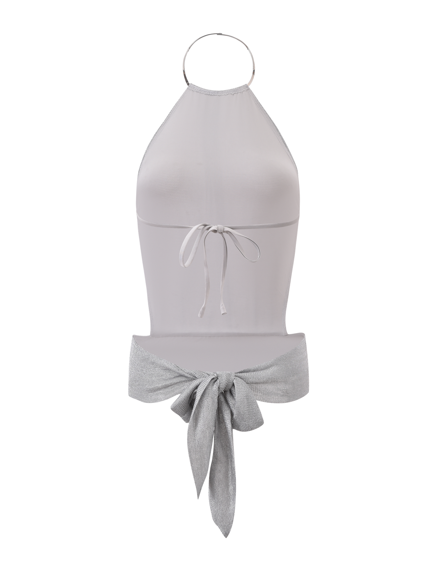 EVANNA TOP - SILVER