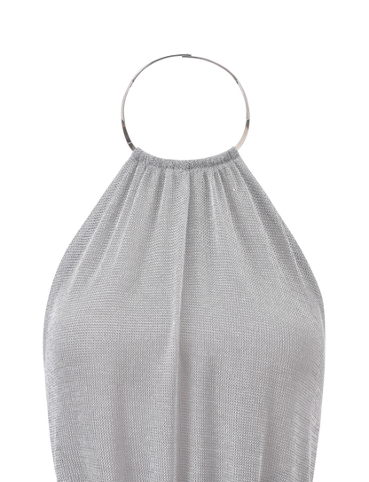 EVANNA TOP - SILVER