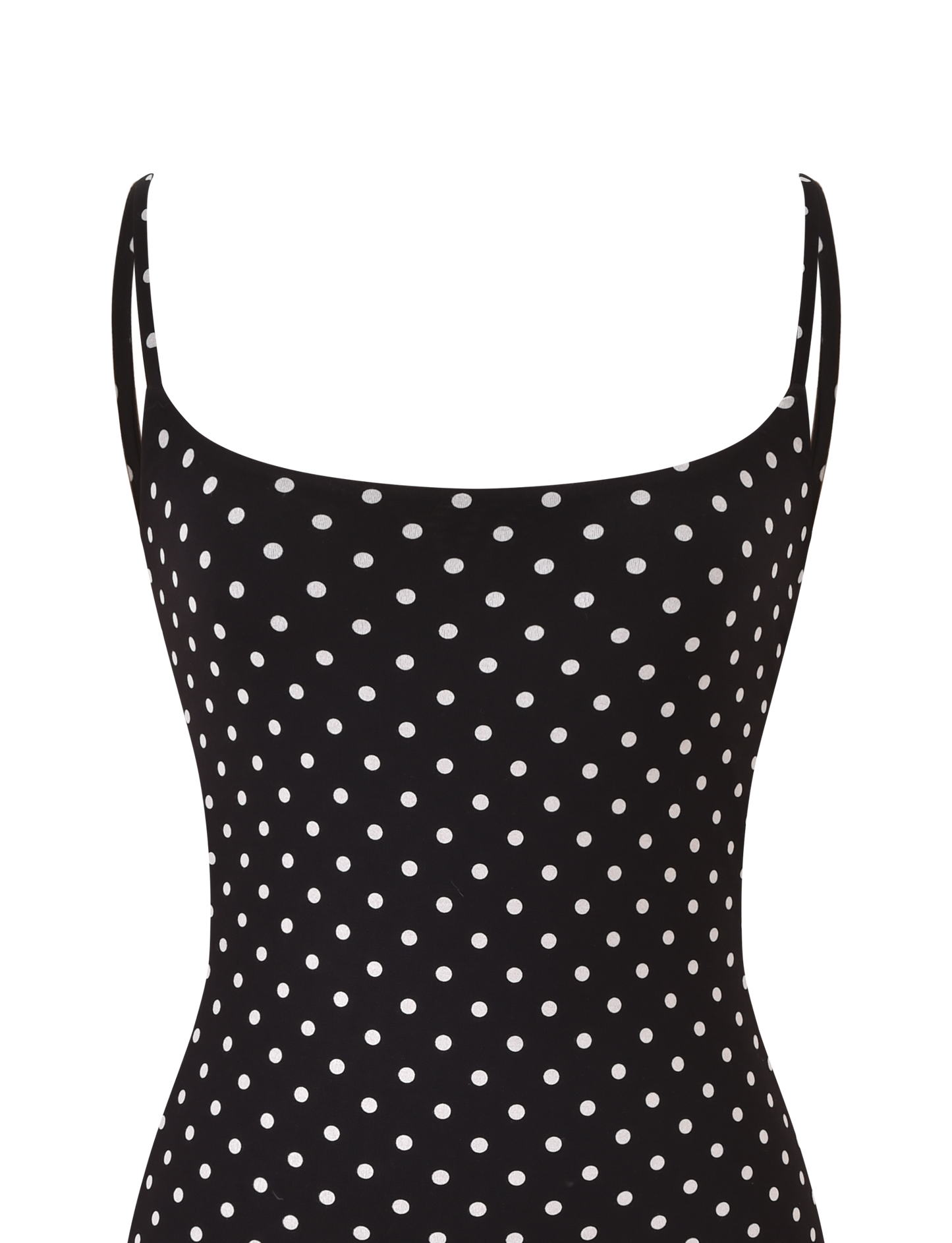 MINERVA MINI DRESS 2.0 - BLACK POLKA DOT