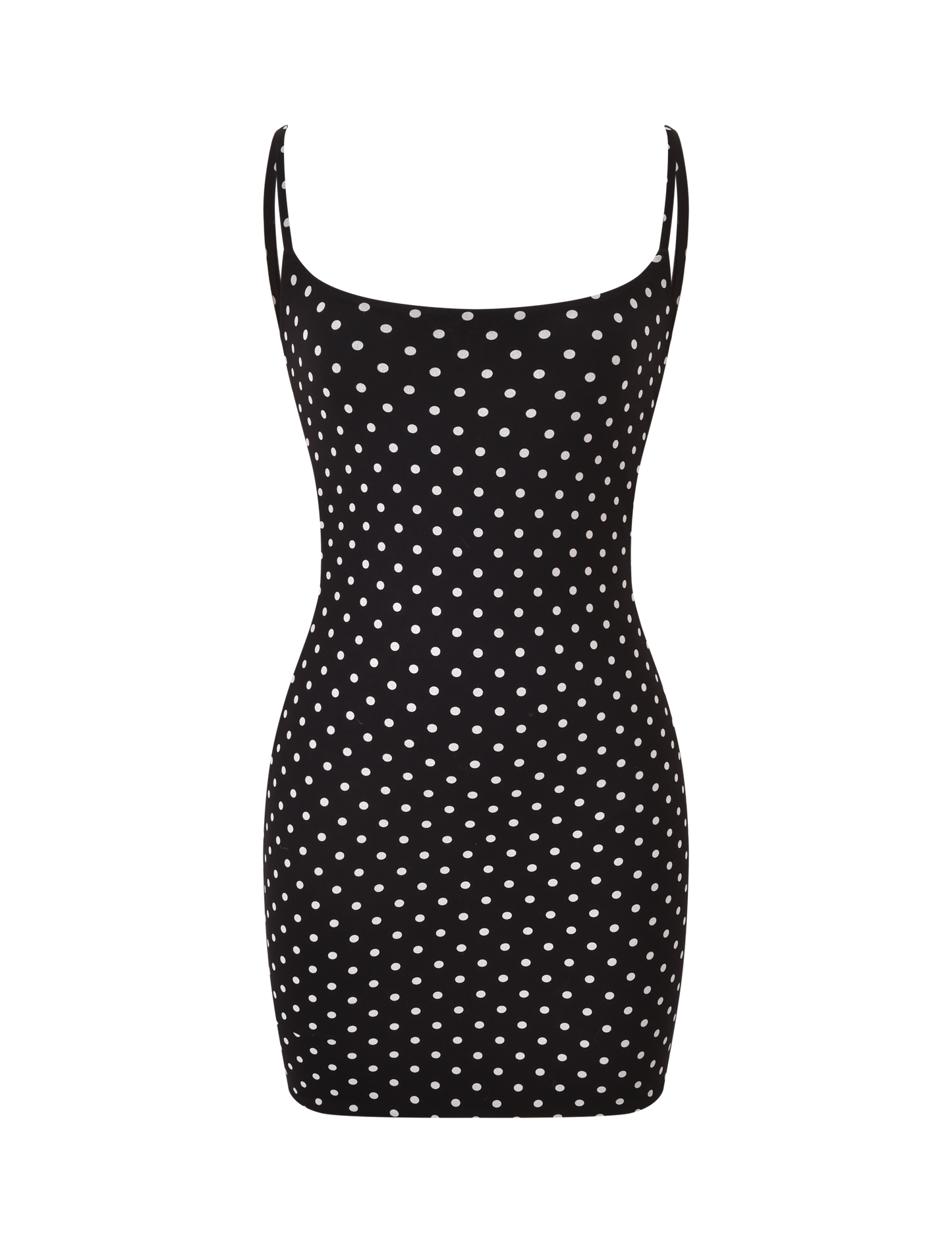 MINERVA MINI DRESS 2.0 - BLACK POLKA DOT