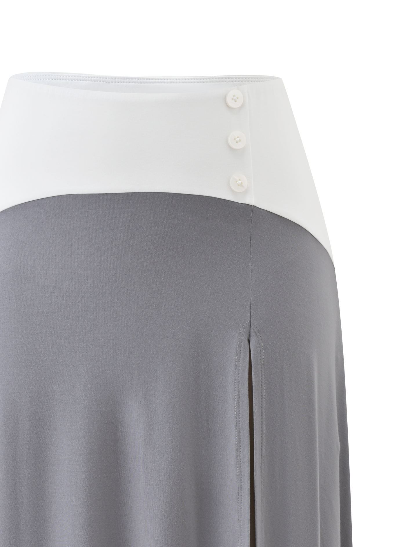 ALYSSA HI LO SKIRT - GREY