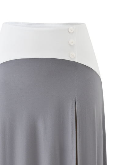 ALYSSA HI LO SKIRT - GREY