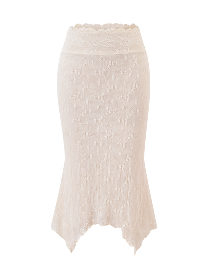 KATERINA MIDI SKIRT - CREAM